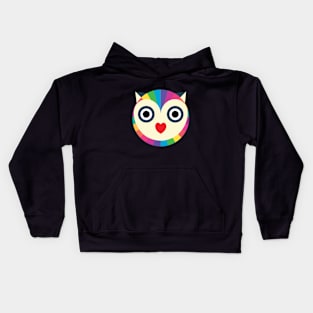 Love Owl Aura Kids Hoodie